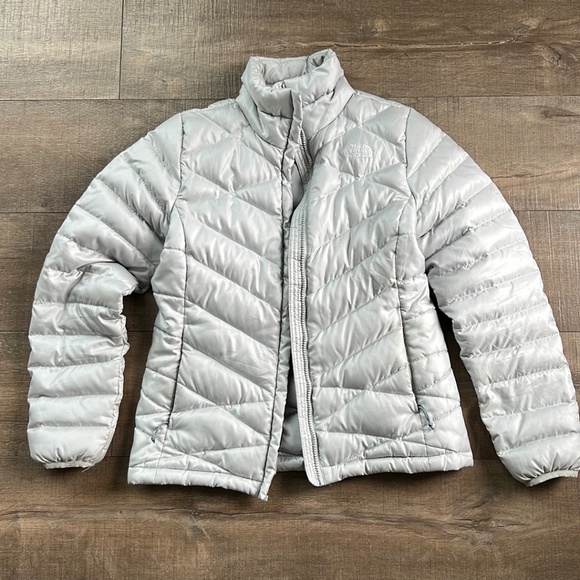 The North Face Aconcagua 550 Puffer Jacket - Gray/Silver - Picture 3 of 11